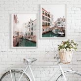 Poster Colombo - Sonnenstrahlen im Kanal 