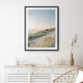 Poster Duinen aan de Nederlandse kust - Zwart 