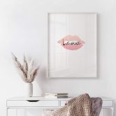Poster Bisous 