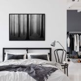 Poster Bongaerts - Nebel im Wald 
