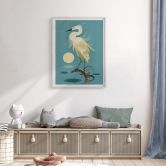 Poster Braun - Reiher 