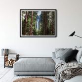 Poster Colombo - Wasserfall im Wald 