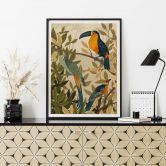 Poster Goed Blauw - Paradies 