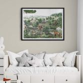 Poster Kikki Belle - balade en forêt 