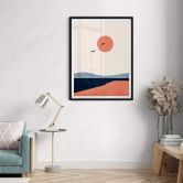 Poster Kubistika - Auf einer Reise 