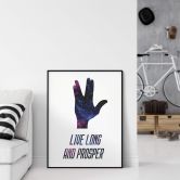 Poster Live long and prosper 