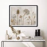 Poster Disher - Trockenblumen 