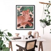 Poster Goed Blauw - Goldener Panther 