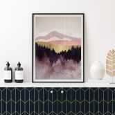 Poster SpaceFrog Designs - forêt violette 