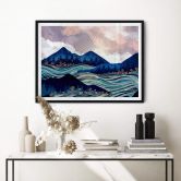 Poster SpaceFrog Designs - Meerestreiben 