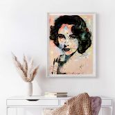 Poster Zamart - Hommage an Miro - Liz Taylor 