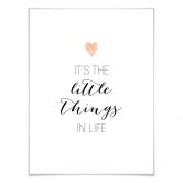 Poster Confetti & Cream - It's the little things in life 