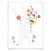 Poster Loske - Kleiner Hase 