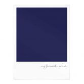 Poster My favourite colour - dark blue 