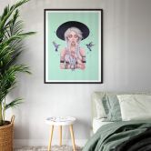 Poster Korenkova - Boho Girl 2 mint 