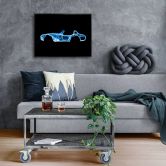 Poster Mielu - Blue car 
