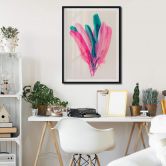 Poster Kubistika - Feder Bouquet 