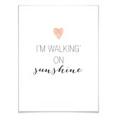 Poster Confetti & Cream - I'm walking on sunshine 
