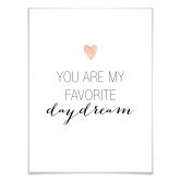 Poster Confetti & Cream - You are my favorite daydream 