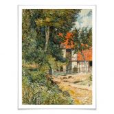 Poster Gauguin - Ferme en normandie 