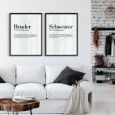 Poster Grammatik - Bruder 