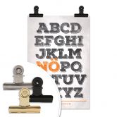 Poster Alphabet für Pessimisten 