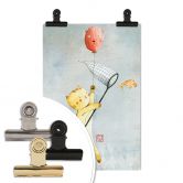 Poster Loske - Katze mit Ballon 