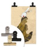 Poster Loske - Geisha Kaninchen 02 