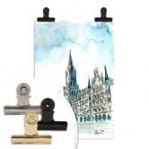 Poster Bleichner - Münchener Rathaus 