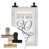 Poster Heute sauf ich bis 2,0 Kamille 