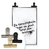 Poster Die Gerüchteküche finden Sie gleich hinter dem Geredeschuppen 