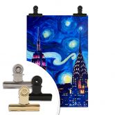 Poster Bleichner - New York bei Nacht 