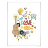 Poster Loske - I love the 60s 