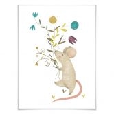 Poster Loske - Kleine Maus 