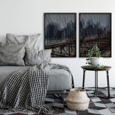 Poster Massimo - New York City (2-teilig) inkl. Bilderrahmen 