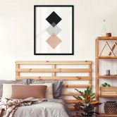 Poster Nouveauprints - Squares Pink 