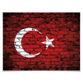 Poster Türkische Flagge 
