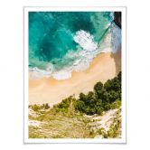 Poster Colombo -Plage vue d’en haut - Portrait 