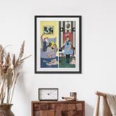 Fine Art Poster mit Passepartout Kurt Ard - Heute wie damals (1957) 