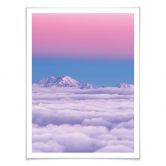 Poster Krivec - Pink in the sky 