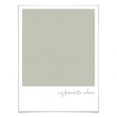 Poster My favourite colour - olive 