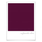 Poster My favourite colour - purple 