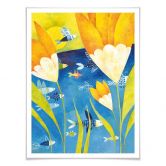 Poster Blanz - Gelbe Tulpen 