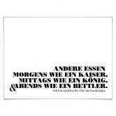 Poster Ich bin ein Staubsauger 