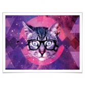 Poster Nerdy Cat 