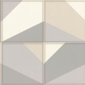 Rasch Vliestapete Club in Leder- Kacheloptik hellbeige 