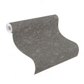 Rasch papier peint intissé, papier peint à motifs Composition gris anthracite 