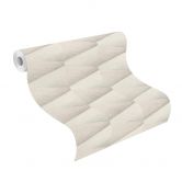Rasch Vliestapete, Mustertapete Composition offwhite 