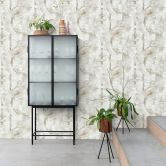 Rasch Vliestapete, Mustertapete Composition offwhite 