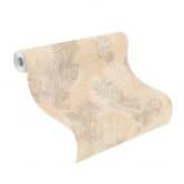 Rasch Vliestapete, Mustertapete Indian Style taupe 